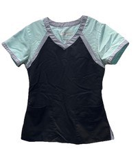 Grey s Anatomy Green, Gray Black Size Small Scrub Top Style 41435