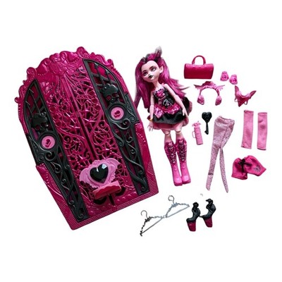Monster High Draculaura Skulltimate Secrets Puppe mit Koffer & Zubehör 