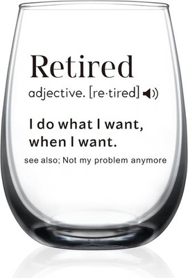 Friends Wine Glass, Coworker, Funny Retired Gifts for Boss, Men, Personalized