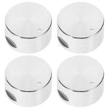 4 Pcs Metal Gas Stove Knobs Replacement Burner Control Switch for Cooker