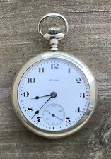 Elgin Gr 288 Mod 5 Class 106 18s Philadelphia Silverode Open Face Pocket Watch