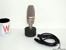 EXCELLENT! AKG C3000B Large Diaphragm Cardioid Condenser Microphone + XLR Cable