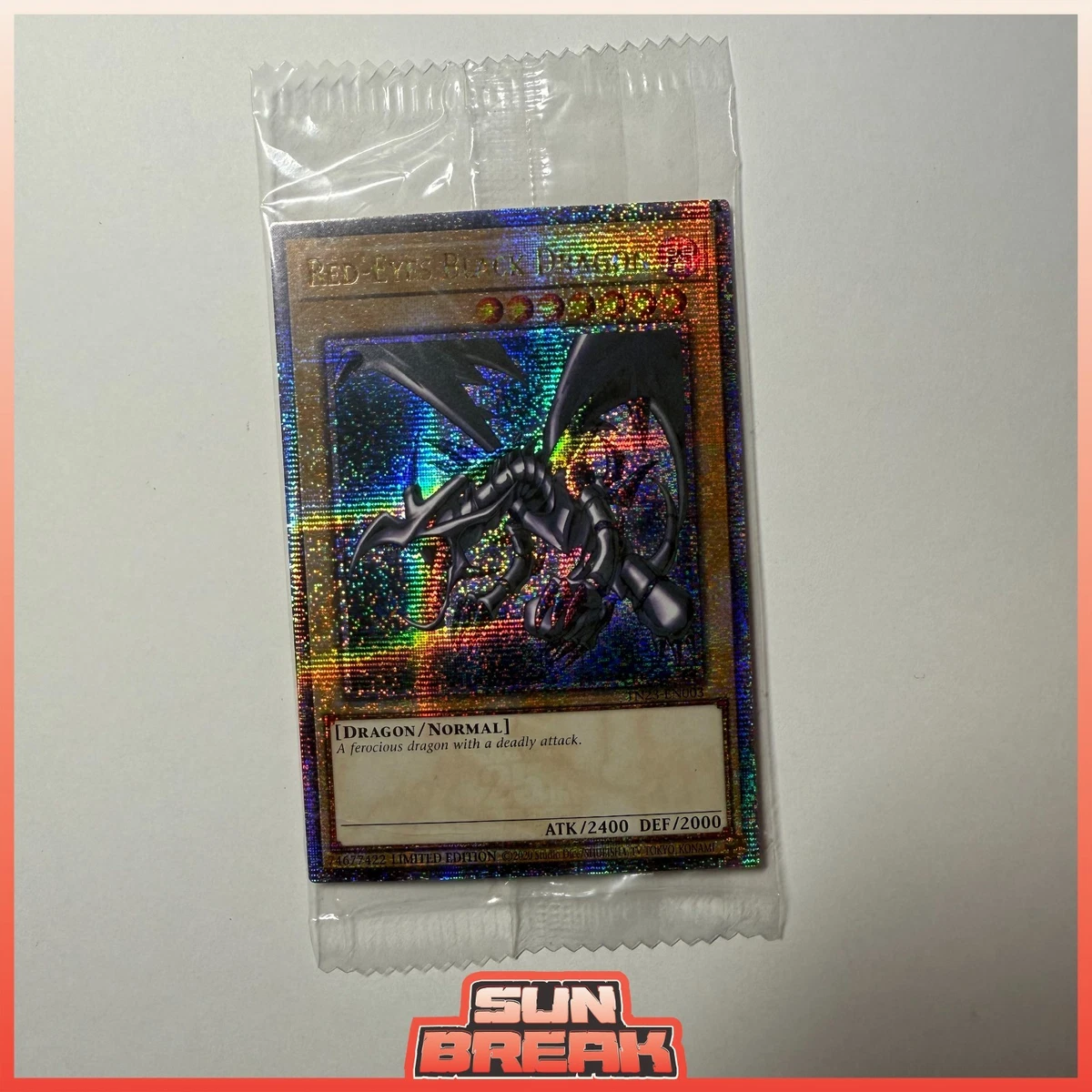 Red Eyes Black Dragon Yu-Gi-Oh! TCG Secret Rare Individual