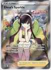 Pokemon Elesa's Sparkle 147/159 Ultra Rare Crown Zenith Pokemon Near Mint