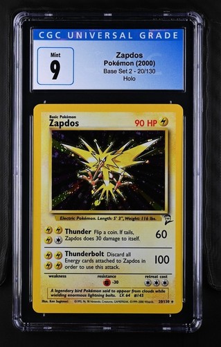 Zapdos graded CGC 9 for sale on eBay