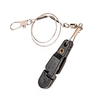 Clip Loslassen Release-Clip Einrasten Trolling Power Grip + Leader Schwarz 20cm