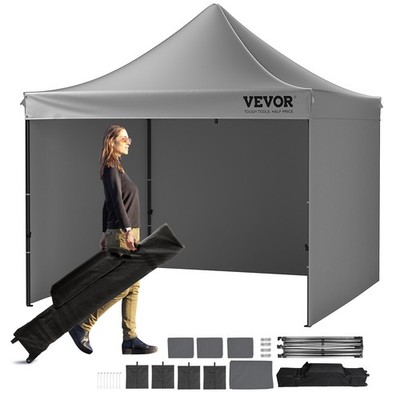 VEVOR Pavillon 304,8x304,8cm Gartenzelt Faltpavillon Partyzelt Pop up Faltzelt