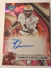 2024 Bowman U's Best Thomas Castellanos Best of 2024 Auto Pink Lava /100