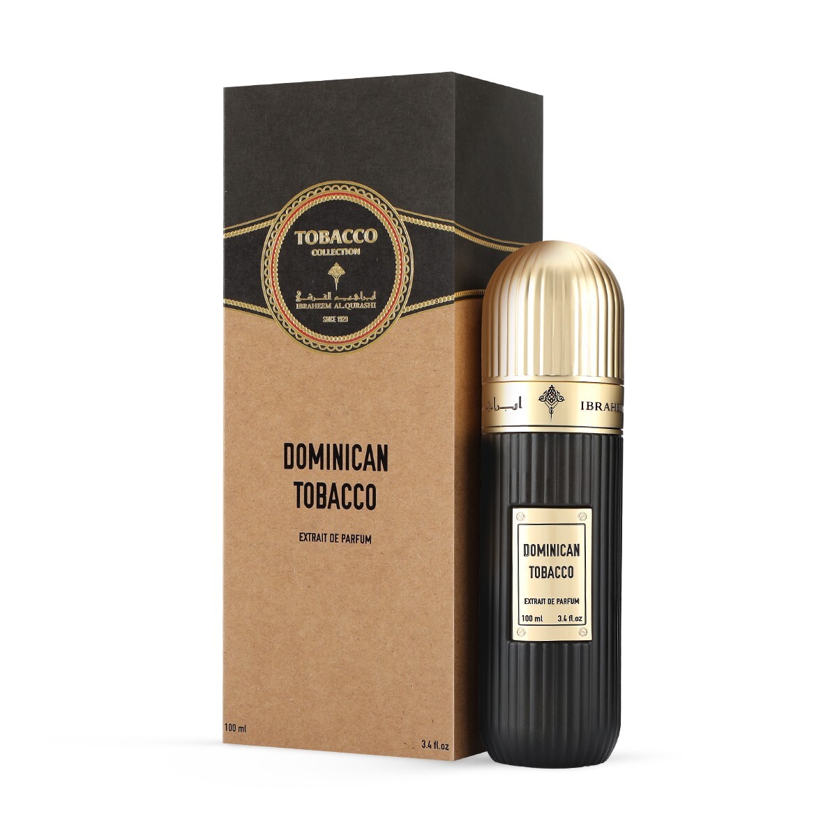 french tobacco ابراهيم القرشي Dominican Tobacco by Ibraheem Al Qurashi 100ml Spray - Exprees Shipping