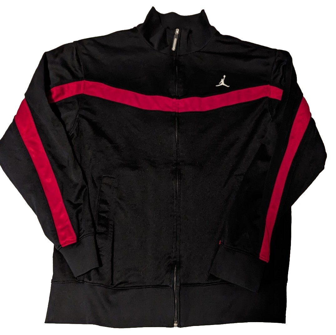 Jordan フード付きウォームアップウェア 黒/赤 JORDAN BRAND AS M J SPRT JAM WARM UP JACKET BLACK/DARK