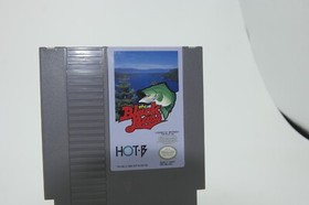 The Black Bass NES Nintendo Entertainment System 1989 -clean BOX - oval seal