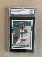 2020 DONRUSS OPTIC BASKETBALL LaMelo Ball rated rookie GRADED ISA 10 (RC)