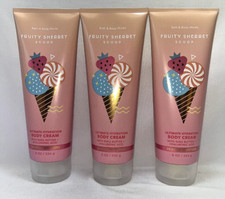 3 Fruity Sherbet Scoop Body Cream Bath  Body Works 8 oz