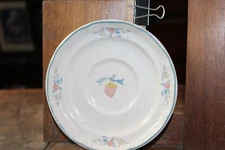 International China Marmalade Strawberry Ribbons Stoneware 6-1/4" Saucer