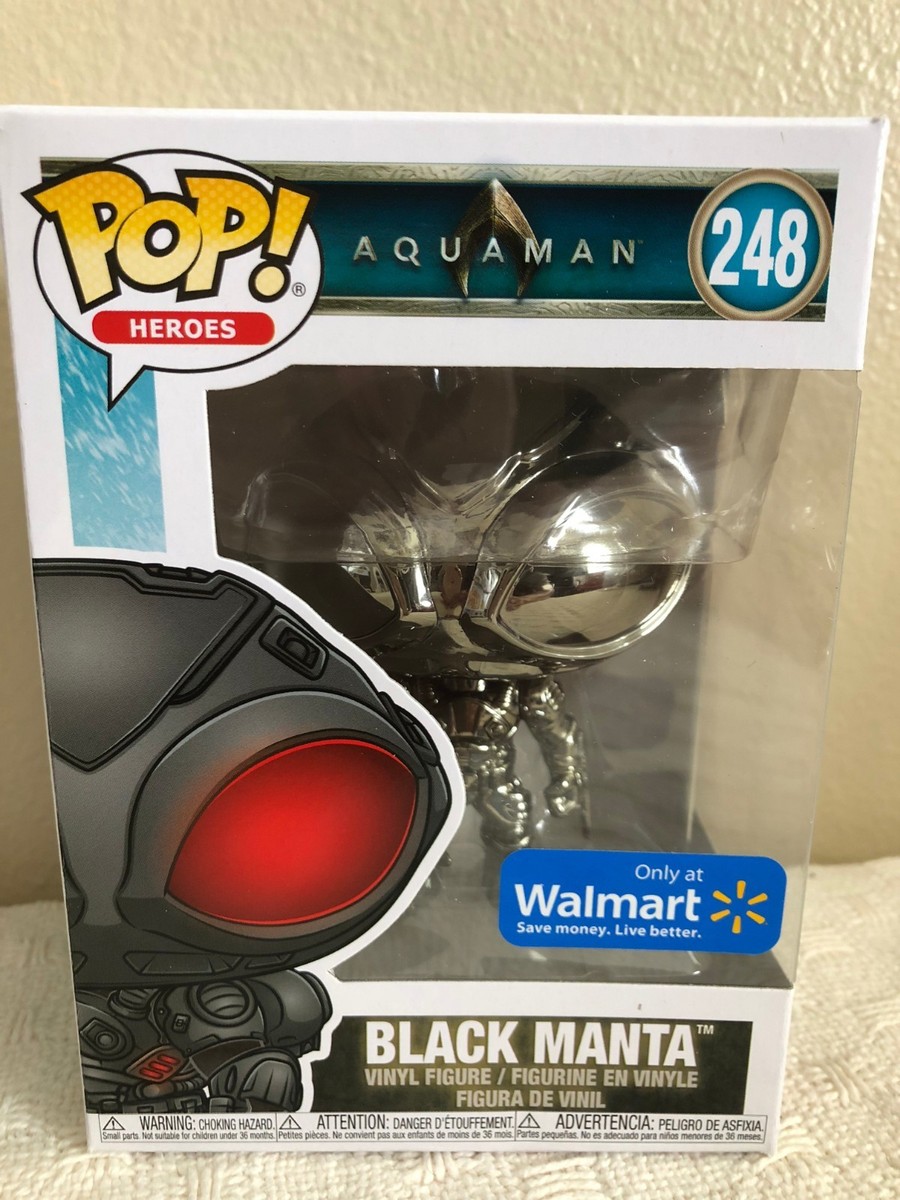 Funko Pop! Heroes Aquaman BLACK MANTA Walmart Exclusive Vinyl