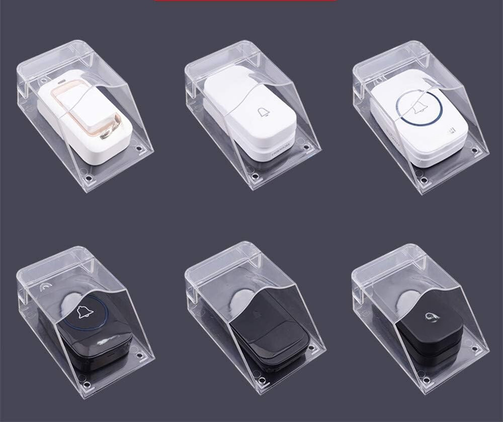 Waterproof Doorbell Cover, Transparent Rainproof Doorbell Protector Cover
