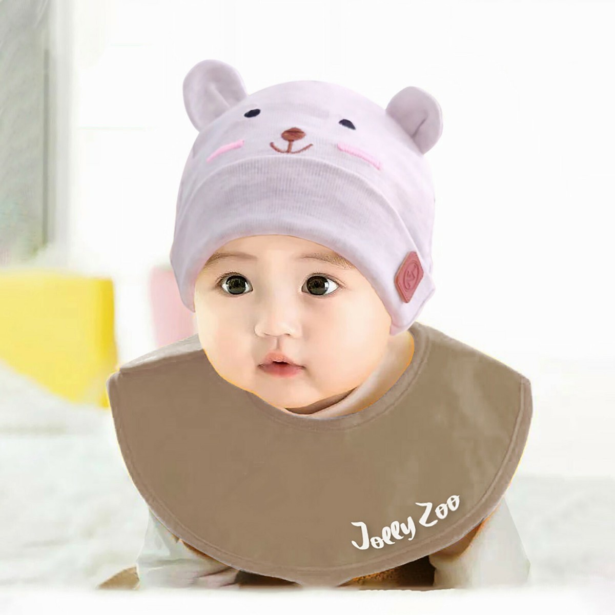 Cute Bear Toddler Hat Beanie 0-24 Months Baby Clothing Baby Gift Kid's Wear