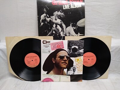 Grand Funk Railroad Live Album 2 x vinyl LP Capitol SWBB 633 1975 + poster
