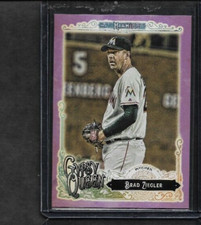 2017 Topps Gypsy Queen Purple #82 Brad Ziegler  Marlins 196/250