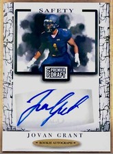 2021 Sage Football AUTOGRAPH JOVAN GRANT MERRIMACK COLLEGE RC AUTO