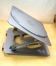 ivoler Adjustable Laptop Stand with 360  Rotating Base, New Open Box