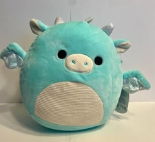 Squishmallows 8 inch Miles the Dragon with Corduroy Belly NWT
