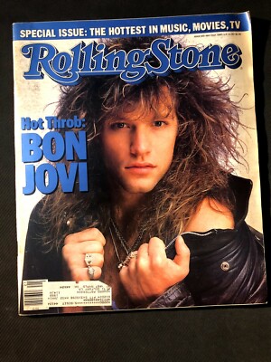 Rolling Stone Magazine Issue 500 Vintage May 21 1987 Bon Jovi