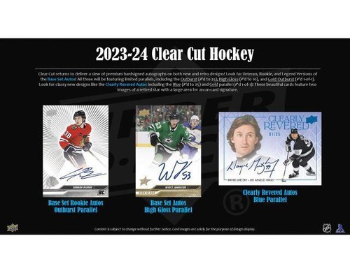2023/24 Upper Deck Clear Cut Hockey Hobby Case (30) - Zdjęcie 2 z 5