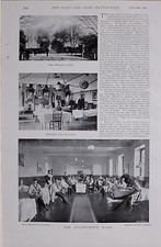 1897 Boer War Haslar Krankenhaus Eingang Gates Die Collingwood Ward Weihnachten