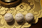 NOS GOLF BALLS Hard Rock TOP FLIGHT XL' HIT ME WITH YOUR RHYTHM STICK' LOT of 3 — photo 5