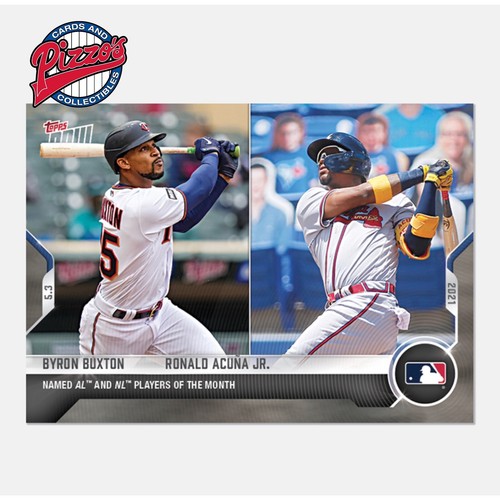 2021 Topps Now 167 Byron Buxton / Ronald Acuña Jr.