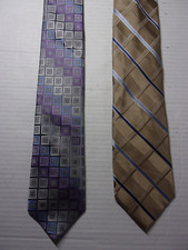 Lot of 2 Michael Michael Kors 100 silk necktie