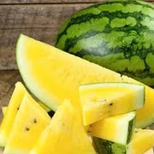 25 Seeds Watermelon Yellow Rare Vegetable Planting Organic Heirloom Garden .