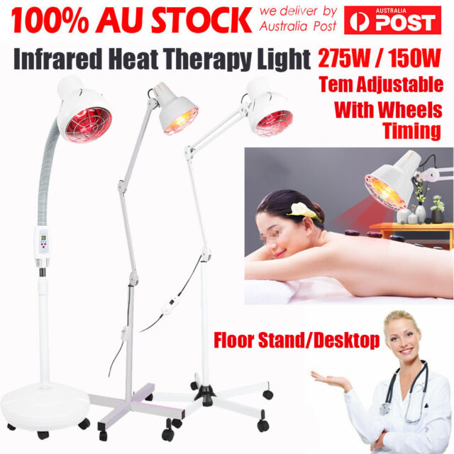 275W Heat Far Infrared Lamp Circulation Pain Relif Heating Therapy Light Rotary
