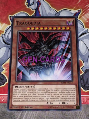 Carta Yu-Gi-Oh! 'Tragoedia' - SR01-EN017, Rara Comn De La Baraja Structure Deck: Emperor Of Carta Yu-Gi-Oh! 'Tragoedia' - SR01-EN017, Rara Comn De La Baraja Structure Deck: Emperor Of