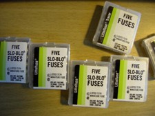 5 x UL - Bezpieczniki precyzyjne BUSS Fusetron Littelfuse Tracor 314 - 32x6,3mm 8A