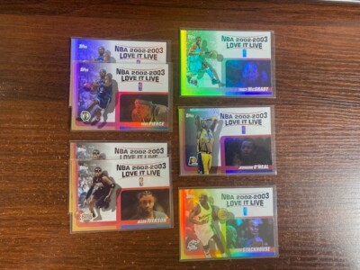 7 - 2002-03 Topps Basketball Love it Live lot