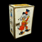 Vintage 1960’s Walt Disney UNCLE SCROOGE MCDUCK Litho Tin Toy Piggy Coin Bank