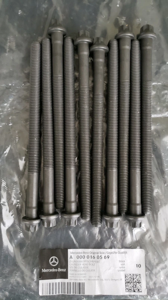 ORIGINAL MERCEDS-BENZ AMG ERLING Cylinder Head Bolt Set  