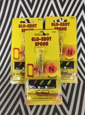 Northland Fishing Tackle Glo Shot Spoon - 1/16oz Metallic Chartreuse (Lot of 3)