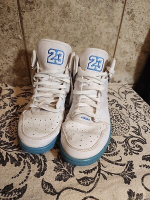 NIKE JORDAN FLIGHT PREM TRAINERS 838818 141 SIZE 11 BLUE WHITE 