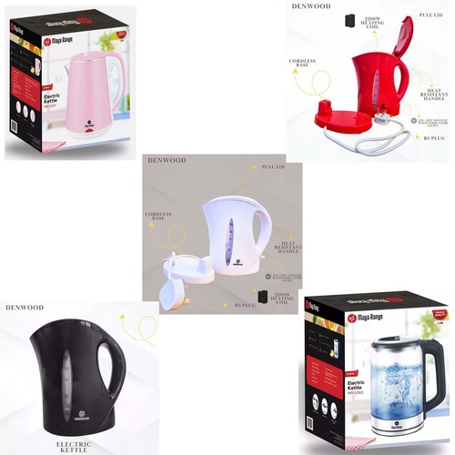 1.7L 1.8L Electric Kettle Cordless Boil Hot Water 2200W Kitchen Jug Glass Plasti - 第 1/21 張圖片