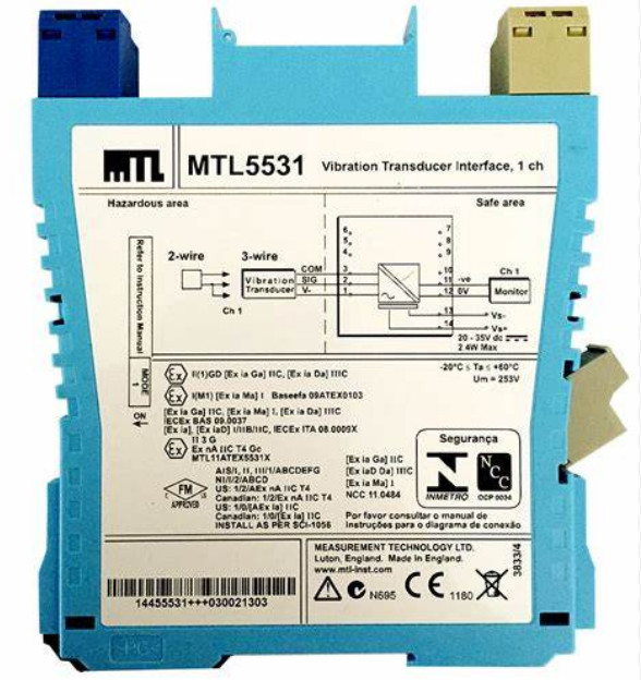 1PCS MTL5531 MTL Lsolated Safety Barrier New In Box