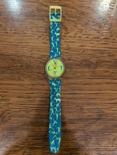 Rare Vintage Collectible Swatch: 1990 African Can; WORKING/VERY GOOD w/ Battery