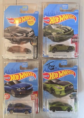 Hot Wheels Skyline R35 Huge Bundle (Lot of 4)Free Protectors First Editions