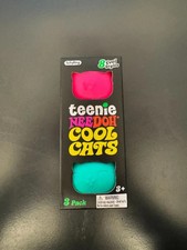 Schylling Needoh Teenie Cool Cats Pink, Purple, Blue 