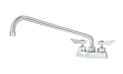 Krowne DX-314 14'' Swing Spout Deck Mount Faucet With 4'' Centers