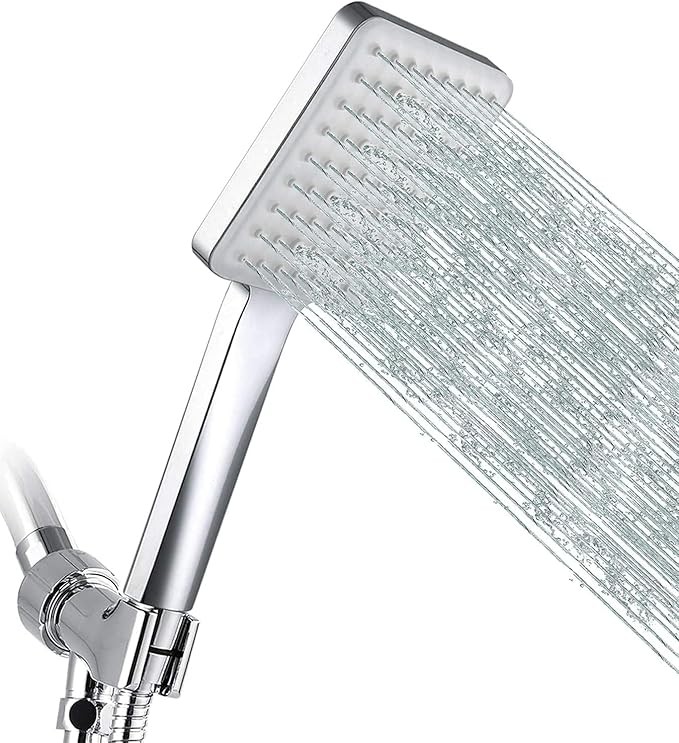 НАСАДКА ДЛЯ ДУША ВЫСОКОГО ДАВЛЕНИЯ GRICH VENUS РУЧНАЯ 6 РЕЖИМОВ РАСПЫЛЕНИЯ НАСТРОЕК - СЕРЕБРИСТЫЙ 12490₽