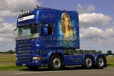 LKW Foto Scania R 620 Truck Schweiz blau Blue Eyes Max Stefan Kog Transpo #p1me
