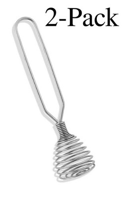 Fox Run Chrome Finish 8-Inch French Coil Whisk (2-Pack)